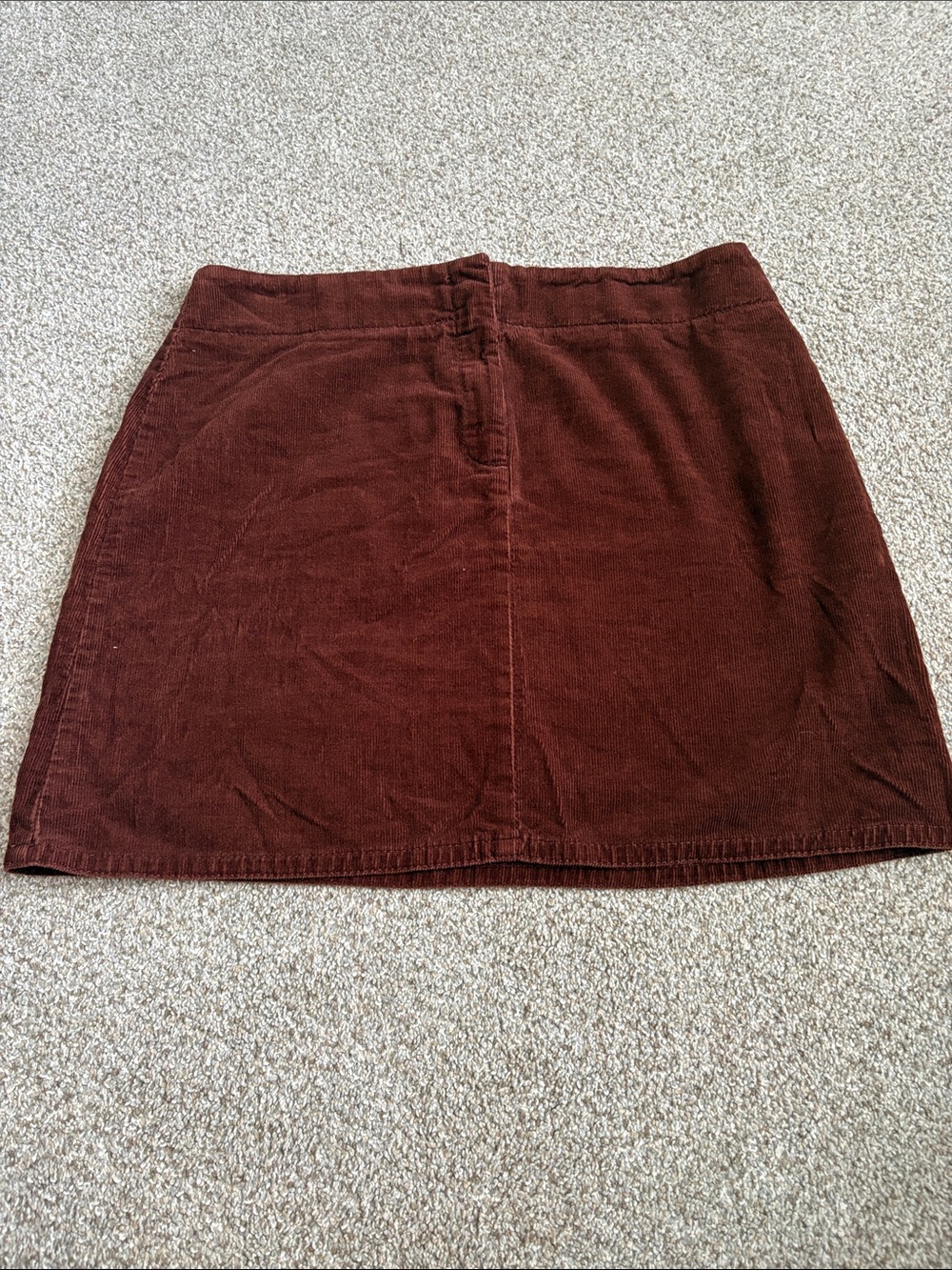 J. Crew Brown Corduroy Mini Skirt